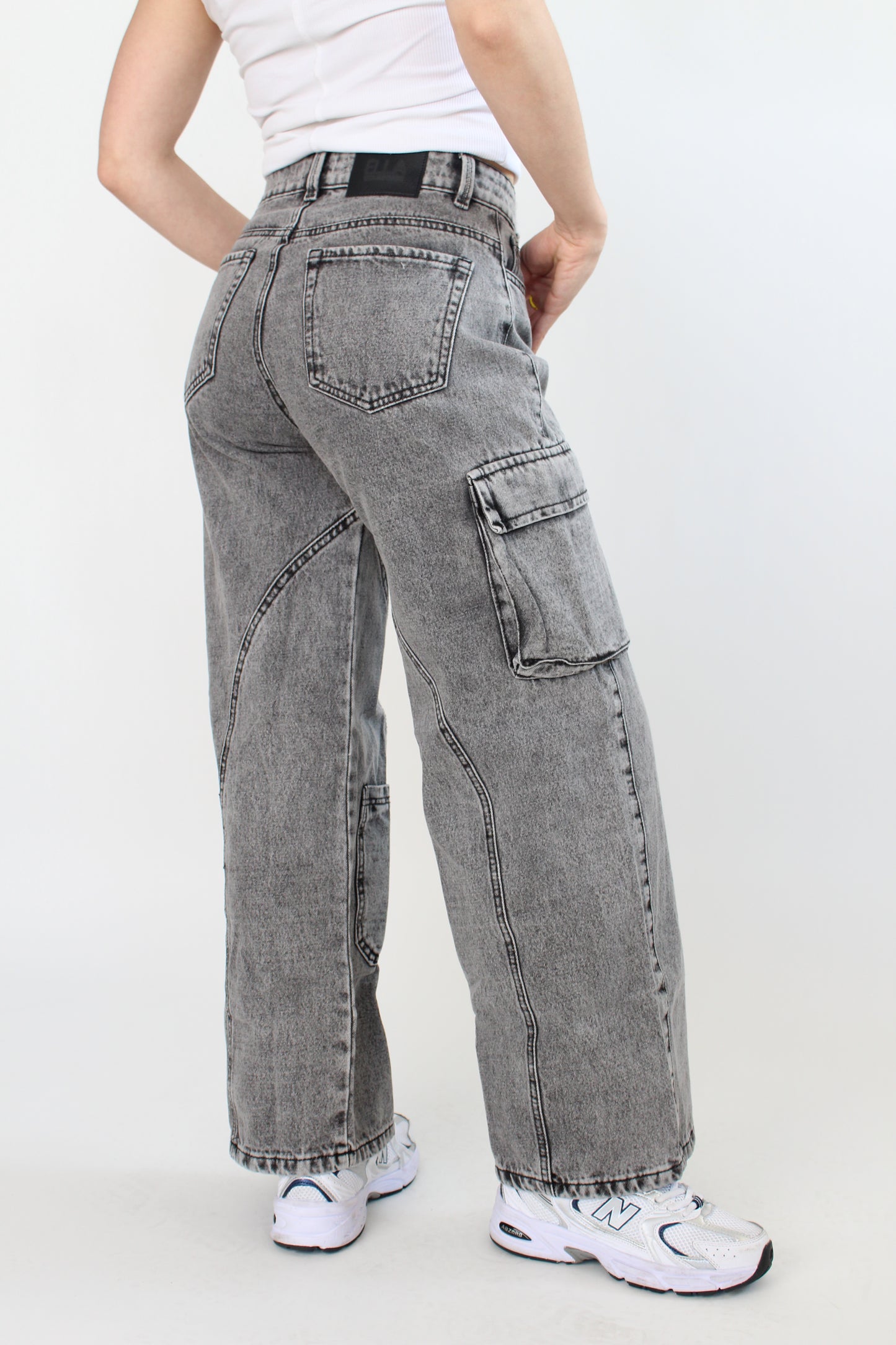 Jean Cargo Gris GE022N