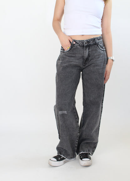 Jean Relaxed Fit Gris GE010N