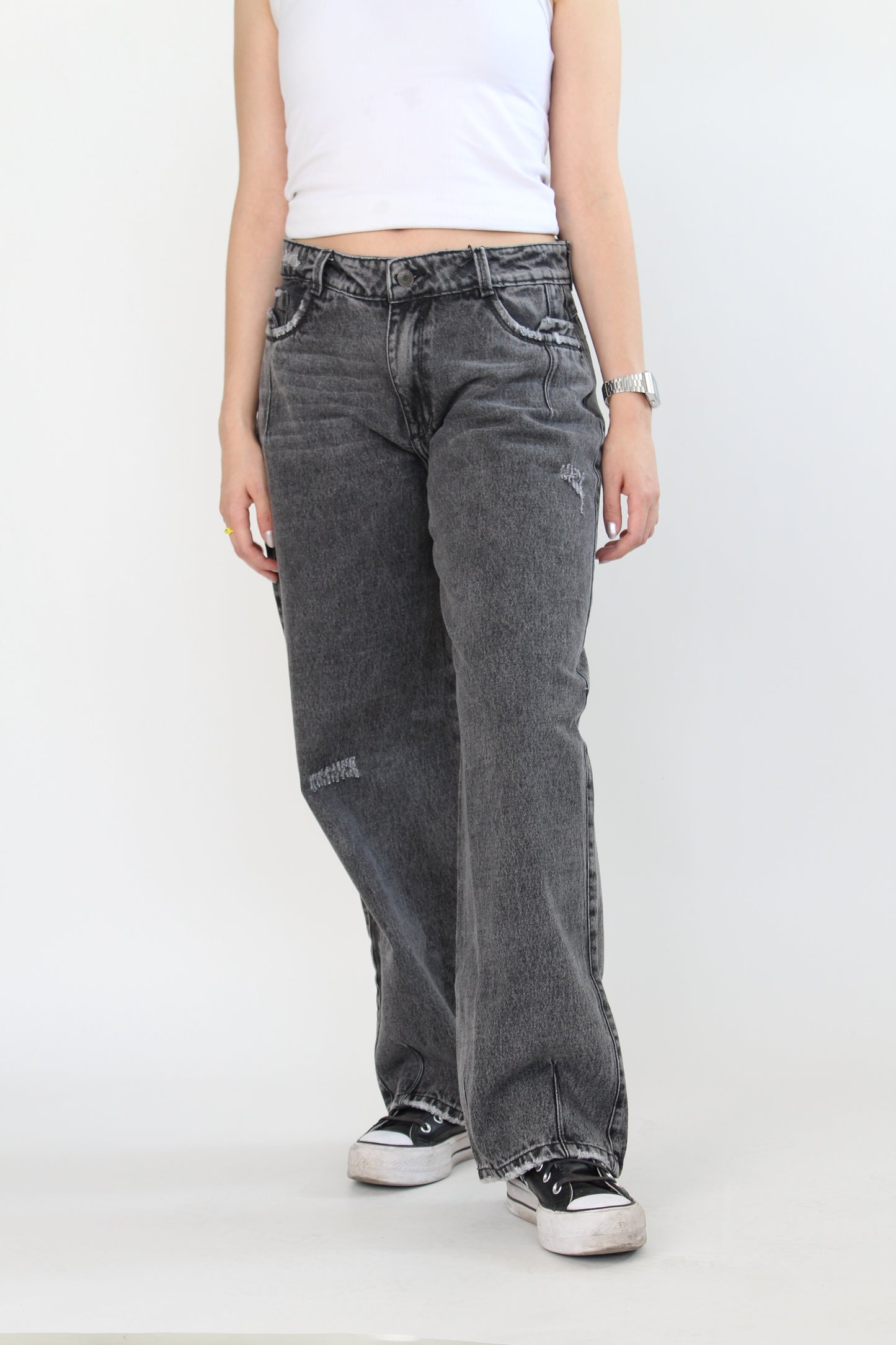 Jean Relaxed Fit Gris GE010N