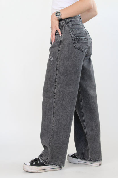Jean Relaxed Fit Gris GE010N