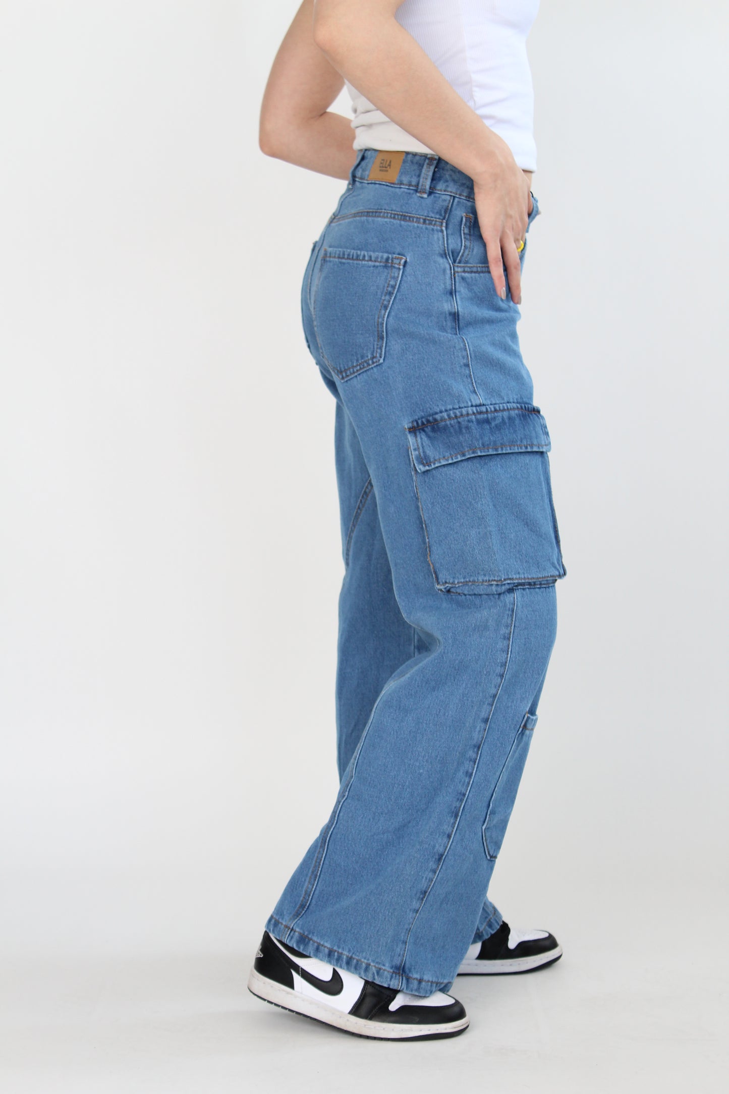 Jean Cargo Azul GE022