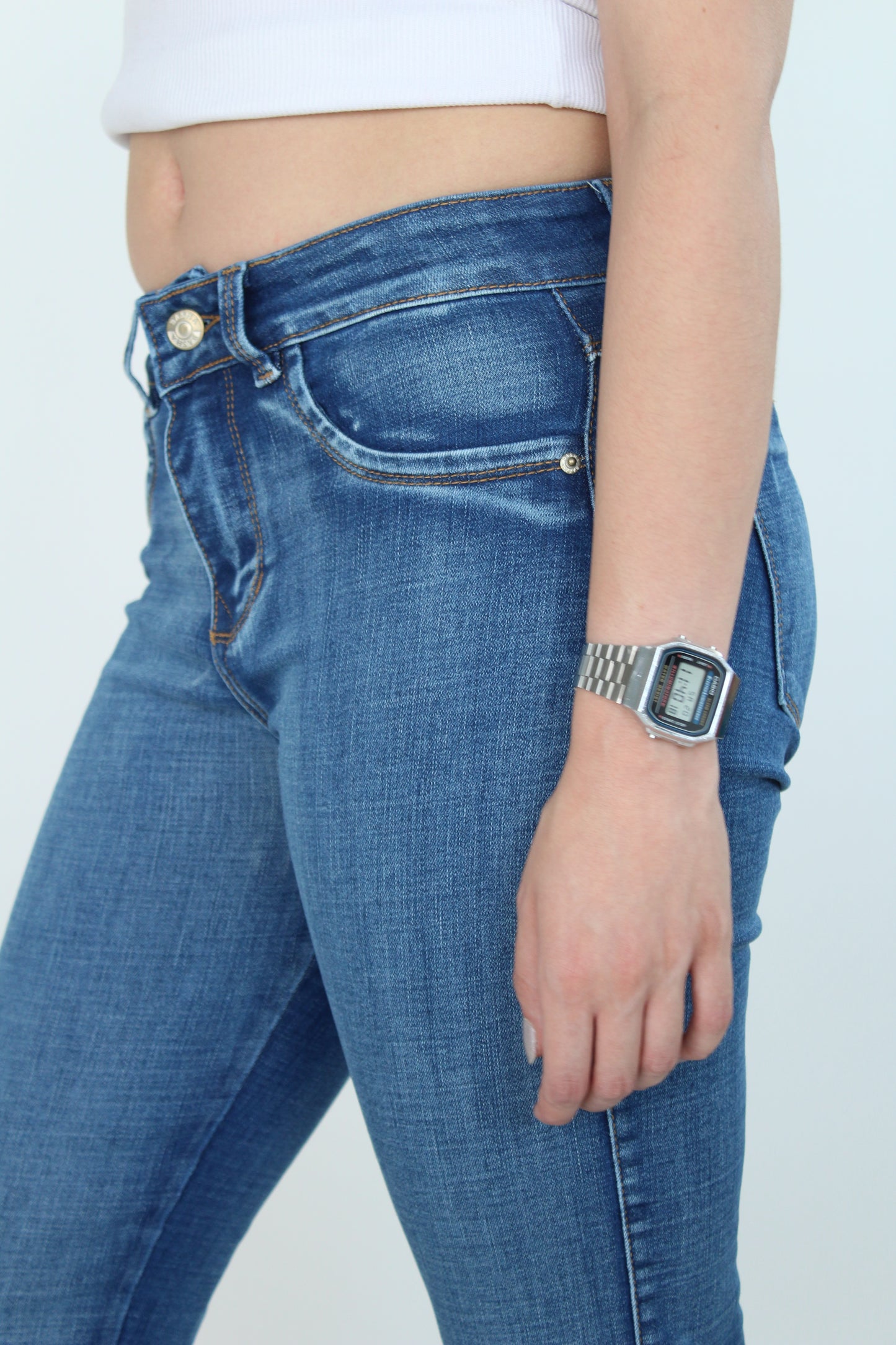 Jean Flare Stretch Azul Medio 3426