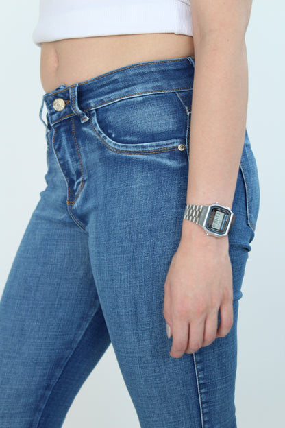 Jean Flare Stretch Azul Medio 3426