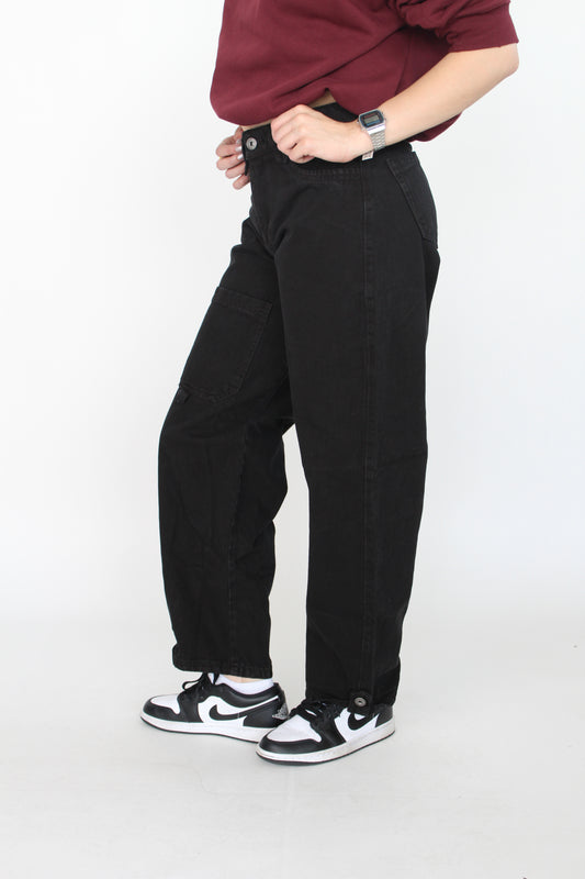 Jean Mom Fit Negro GE024N