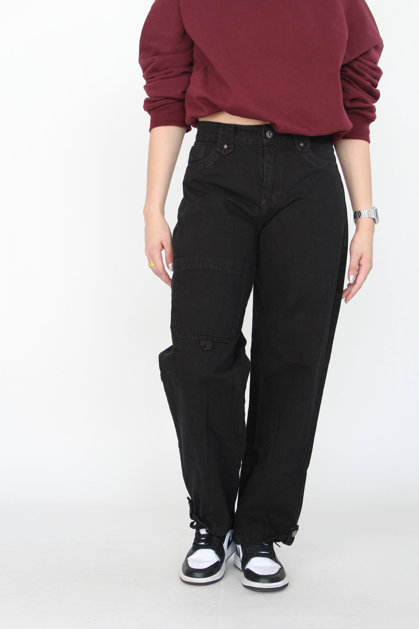 Jean Mom Fit Negro GE024N