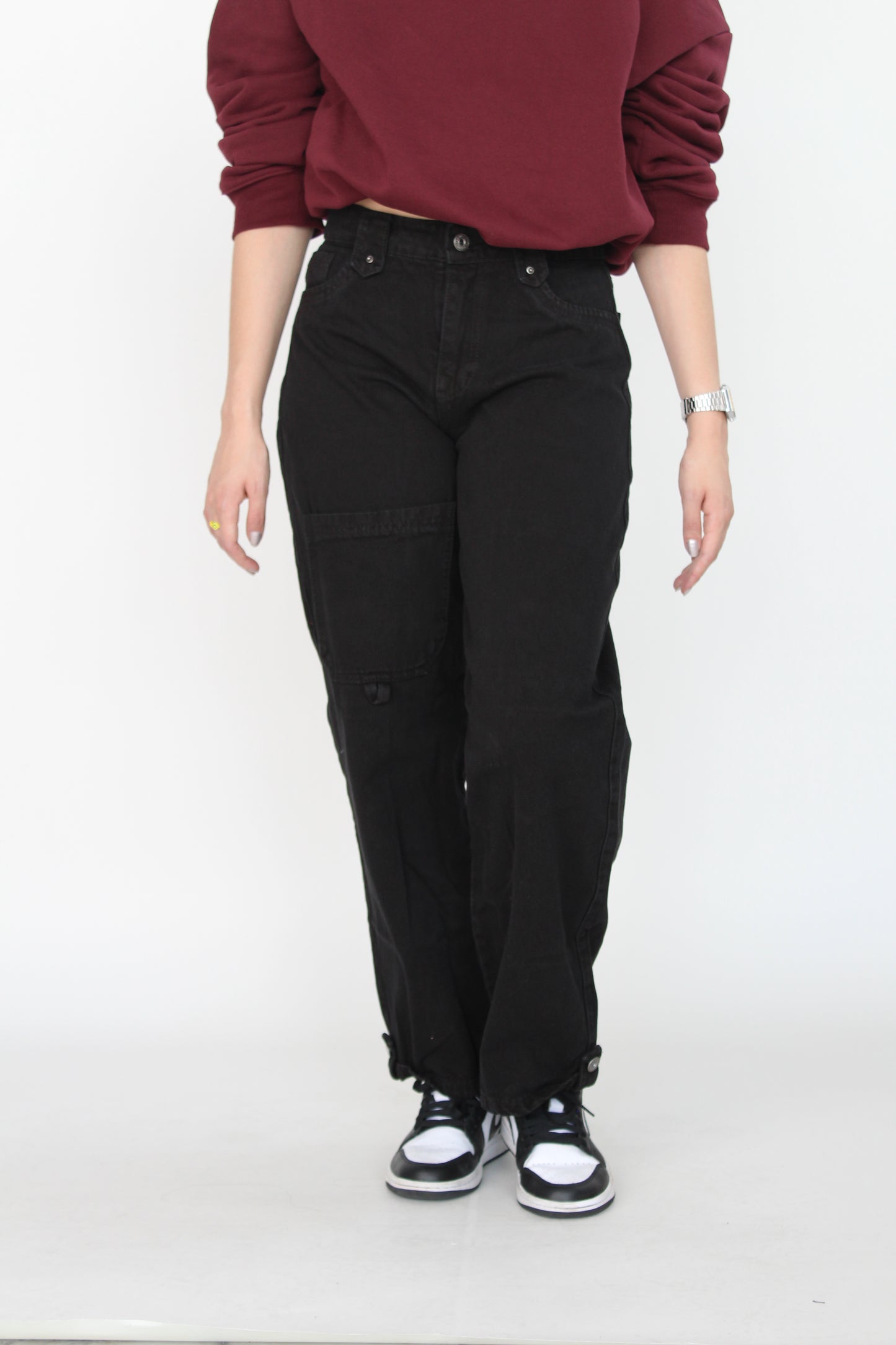 Jean Mom Fit Negro GE024N